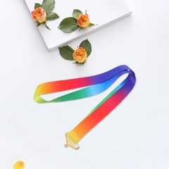 4Pcs Fabric Medal Neck Ribbons Durable Sport Ribbon Lanyards for Ceremony