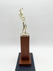 Vintage 1962 Columbia County Womens Doubles Winner Trophy Helen Briwa Tennis