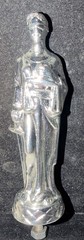 Vintage NOS SilverTone Lady Of Justice Trophy Figure 5 Inches Tall 1970’s