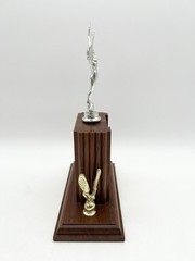 Vintage 1966 Columbia County Singles Finalist Trophy Helen Briwa Tennis Oshkosh