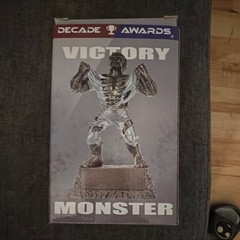 Decade Awards Victory Monster Sculpture Trophy Resin 13.75 in DA-791 Brown