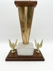 Vintage 1962 Columbia County Womens Singles Winner Helen Briwa Tennis Trophy