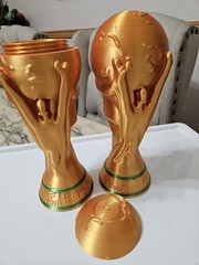 World Cup Style Soccer Trophy Set of 1 cup