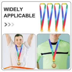 4 Pcs Medal Lanyard Neck Ribbons for Medals Award Display Hanger