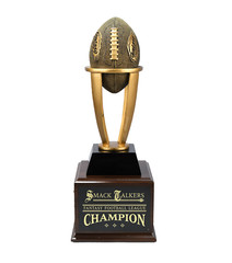 12 Year Fantasy Football Trophy Perpetual Tower