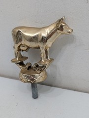 Vintage Livestock Trophy Toppers Cow Steer Dairy Beef Farm Show 4H Fair Clock