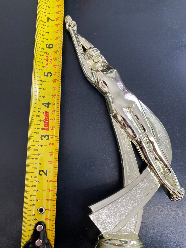 1 NEW Gold Female swimmer Trophy topper About 7″