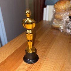 Gold Plastic Star Award Trophy Statue 6.25 Inches