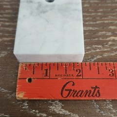 Vintage Lot of 6 Made In Italy Marble Trophy Bases 2″x4″ Craft/Repurpose Parts