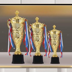 Children Trophy with Lid Trophy for Football Sports Championships Party