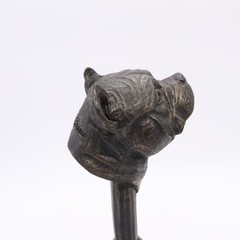 Vintage American Bully Best Female Trophy Bulldog 9.5″ Resin on Marble Base Dog