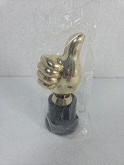 Golden Thumbs Up Award Trophy, Engraving Funny Plastic Winner Award Status Sc…