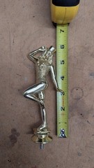 5 3/4″ tall Contemporary Dancer Trophy. (Please See All Photos)