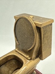 Golden Toilet Bowl Trophy, Bowling Trophy, Father’s Day Trophy, Gag Gift Trophy