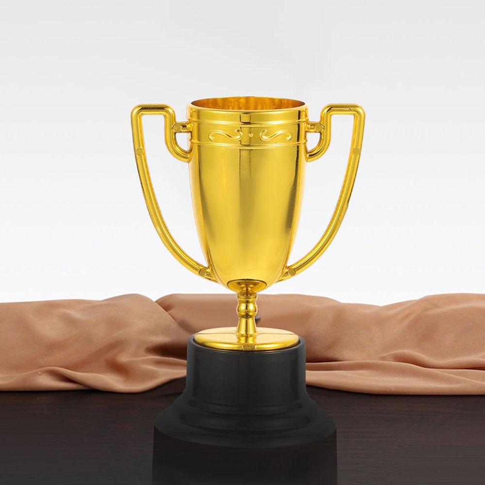 6 Pcs Mini Gold Award Trophy Cup Small Sports Competition Decorations