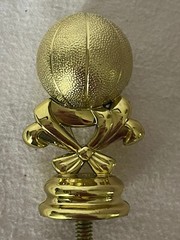 A variety of 2.5″ Cake or Trophy Basketball Toppers