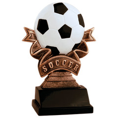 Soccer Trophy Ribbon Accent items Team Sports Awards Champions Compitition