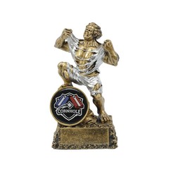 Cornhole MONSTER Trophy – Custom Engraved Cornhole Award (6.75)