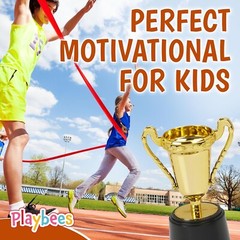 Plastic Mini Award Trophies – 12 Pack – 5 Inches – Golden Cups Trophy
