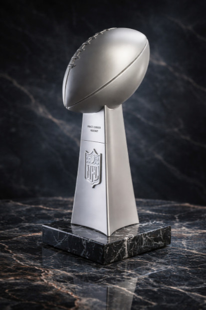 22″ Football Championship Trophy Replica Fantasy Award Lombardi Silver Decor New