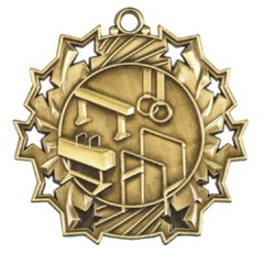Gymnastics Medals Award Trophy Team Sports W/Free Lanyard FREE SHIPPING TS407