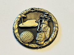 Gold Tone Color Sports Award Medal Prize – Golf