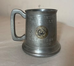 Vintage NNJR 1958 Annual Sports car club pewter glass trophy award mug cup