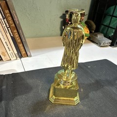 Gold Graduation Trophy Plastic Cap and Gown Award