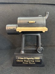 6” BBQ Grill Resin Trophy (Please See All Photos)