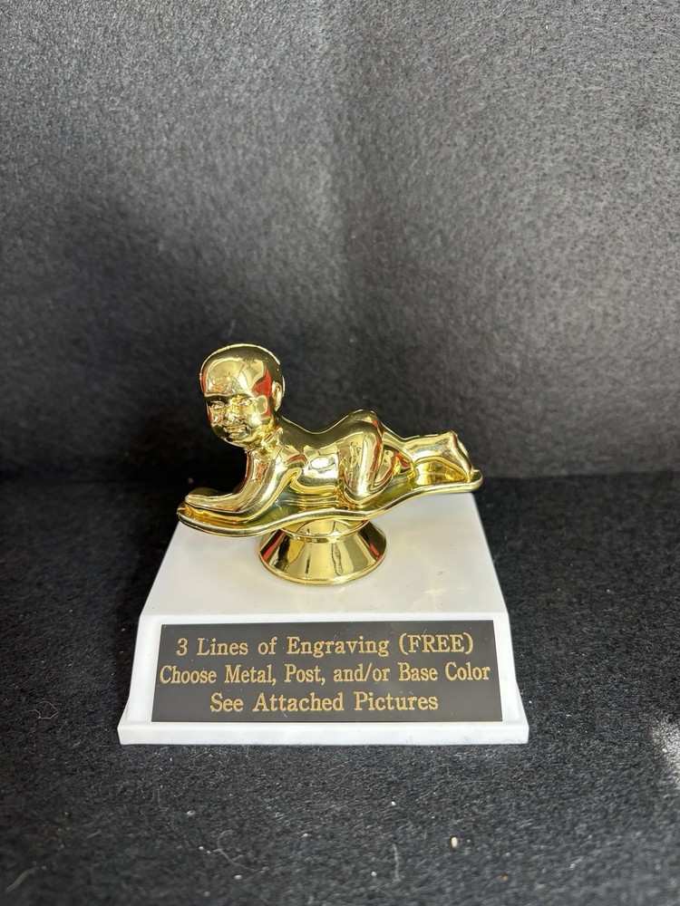 1 3/8” Baby Trophy. (Please See All Photos)