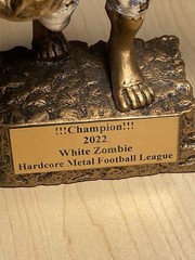 Fantasy Football Trophy Lot – Champion Awards – Resin Statues