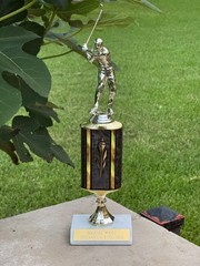 15″ Golf Trophy Champion Award- Longest Drive – Milestone Engrave & Ship Free