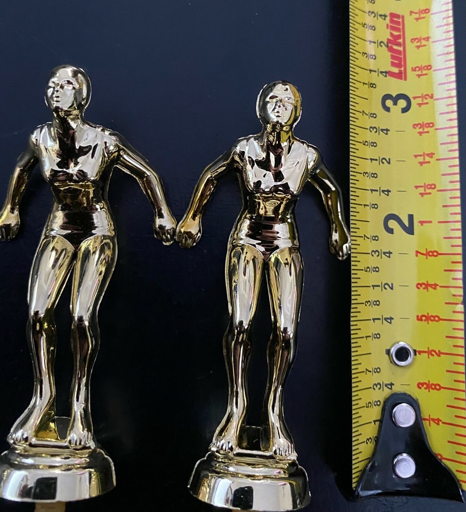 ONE NEW Gold Lady swimmer Trophy topper About 3″