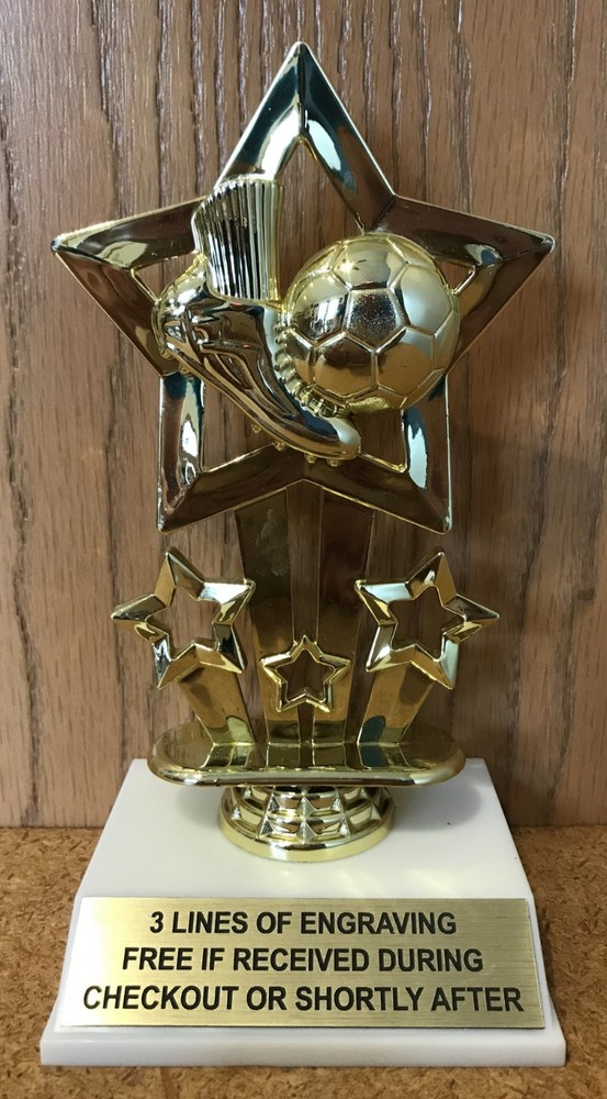 SOCCER TROPHY – FREE ENGRAVING – EASY ASSEMBLY REQUIRED