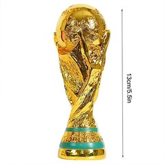 2026 World Cup Golden Football Trophy Resin Ornament England Football Fan Gift