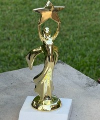 Teacher of the Year -Star Trophy -Educator Excellence Recognition Award – Marble