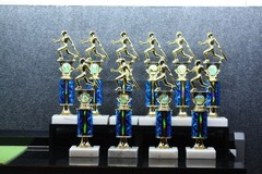 11″ All-Star Baseball Trophy -MVP- RBI Champ- Engraving Inc & Ships free