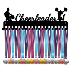 Creatcabin Cheerleader Medal Holder Display Hanger Rack Sports Metal Wall Mount