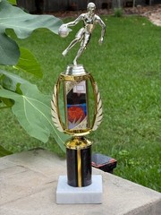 13″ BasketBall Trophy MVP-Hustle -Coach’s Award Engraved & Shipped Free