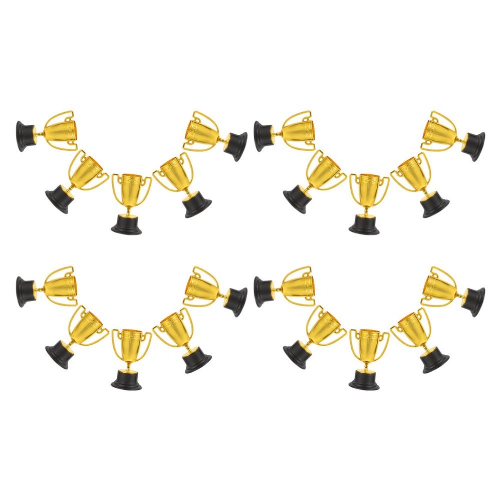 20 Pcs Plastic Trophy Fake Trophies Mini Classroom Decoration