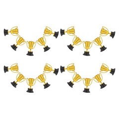 20 Pcs Plastic Trophy Fake Trophies Mini Classroom Decoration