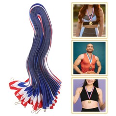 20Pcs Sports Neck Ribbons for Medal Awards – Party Sports Competition