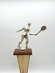 Vintage 1962 Columbia County Womens Singles Winner Helen Briwa Tennis Trophy