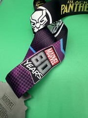 Run Winner Running Marathon Award Medal Run Disney Virtual 5k 2019 Black Panther