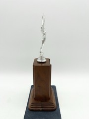 Vintage 1964 Columbia County Mixed Doubles Finalist Trophy Helen Briwa Tennis