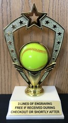 Softball Trophy – Free Engraving – Assembly Required