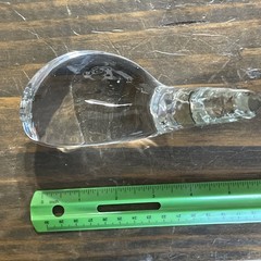 Sterling Cut Glass Golf Trophy / Keepsake 10th Annual Karl Jones Classic 1996