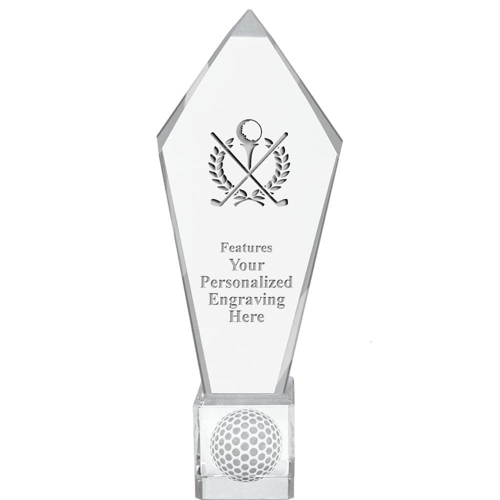 Crown Awards Crystal Golf Trophies 11 Custom Golf Tournament Trophy Engraving
