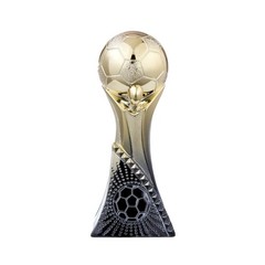 2026 Gold Soccer Trophy Football Cup Award 6 Inch Resin Geometric Cup