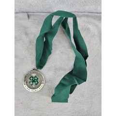 4 H District 9 Rifle Contest Medal To Make The Best Better Green Ribbon